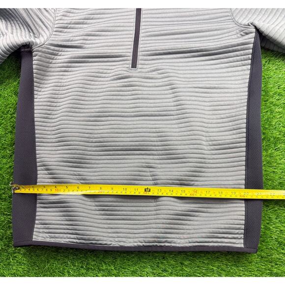 Under Armour Golf ColdGear Pullover Mens L Gray Quarter Zip Mock Neck Jacket - Picture 5 of 9
